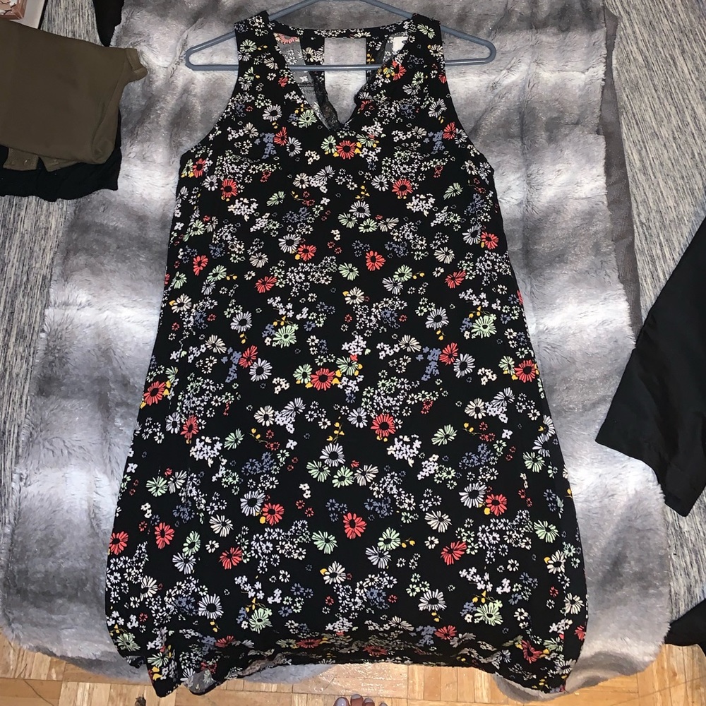 Black Floral Dress